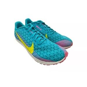 Nike/  Zoom Rival CX running spike /Aqua & Pink /Size 10